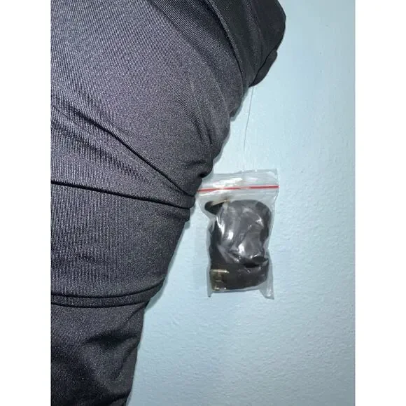 A.N.A A New Approach HALTER Shirred ONE-piece Swimdress BLACK Plus Size 24 NWOT - Picture 3 of 8